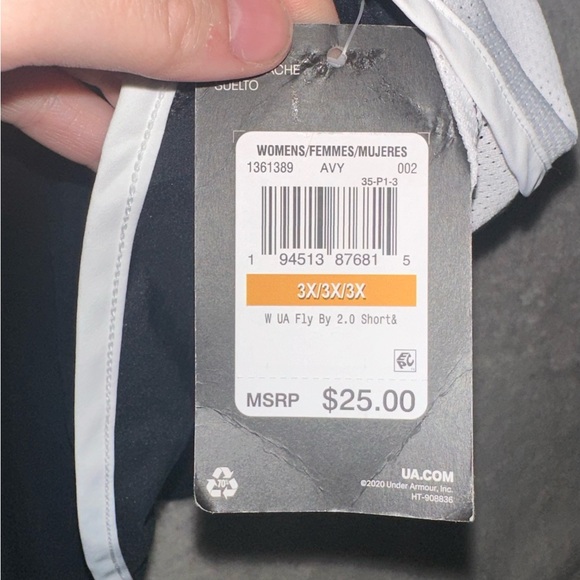 New with tag Under Armour size 3x shorts. - Picture 2 of 2